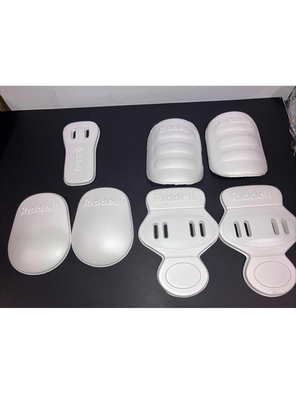 RIDDELL Youth Football 7 Piece Impact Protection Gear Set Slotted Pads NEW